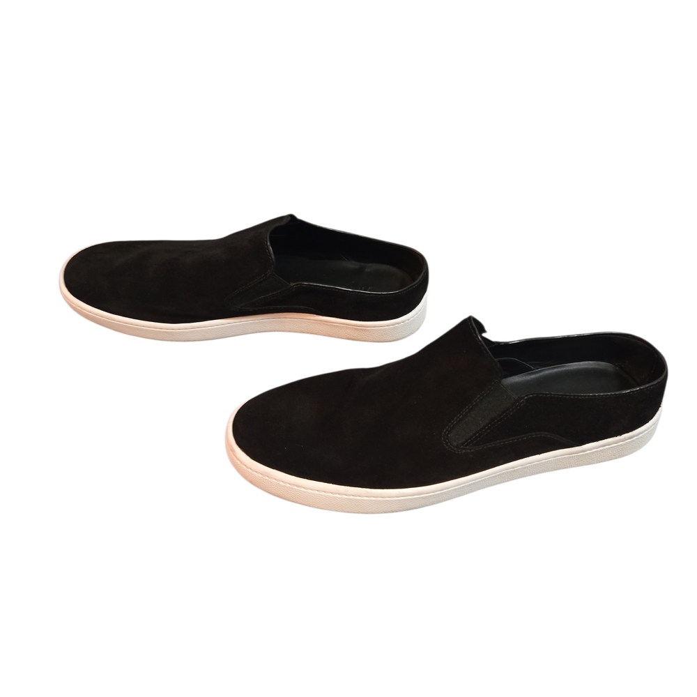 Vince Women’s Verrell Suede Slip-On Sneakers —‎ Black — Size 8